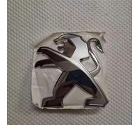 GWWXM Emblema Coche para Peugeot 2008 2019-2023,León de Plata Capó Delantero Pegatina Insignia Adhesivo Etiqueta Engomada 3D Metal Rejillas Frontales radiador Accesorios