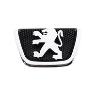 GWWXM Emblema Coche para Peugeot 307 2008-2013,León de Plata Capó Maletero Delantero Pegatina Insignia Adhesivo Etiqueta Engomada 3D Metal Rejillas Frontales Radiador Accesorios
