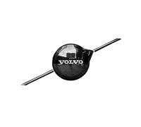 GWWXM Emblema Coche para Volvo XC90 2020-2023 2024,Capó Delantero Pegatina Insignia Adhesivo Etiqueta Engomada Sport Negro 3D Metal Car Styling Decoración Regalos Accesorios,Without Camera