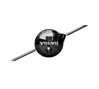 GWWXM Emblema Coche para Volvo XC90 2020-2023 2024,Capó Delantero Pegatina Insignia Adhesivo Etiqueta Engomada Sport Negro 3D Metal Car Styling Decoración Regalos Accesorios,with Camera