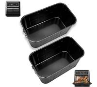 GWYXC Piezas de repuesto para freidora de aire Breville Halo Flexi, 2 piezas de 9.65 pulgadas de largo x 5.63 pulgadas de ancho x 4.92 pulgadas de alto, cestas de cocina, accesorios de cocina, bandeja