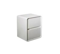 GWZHQIF Mesillas De Noche Dormitorio,con Una Amplia Superficie para Guardar Objetos,No Requiere Montaje,para Colocar Junto A Camas Sofás O En Pasillos Blanco(Size:30x40x47cm)