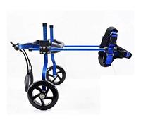 GX-Wheelchair Perro Scooter para Silla de Ruedas Parálisis Discapacitado Parejas Traseras Aleación de Aluminio Ajustable Fácil de Recuperar Asiento de Automóvil para Mascotas, XX-Grande
