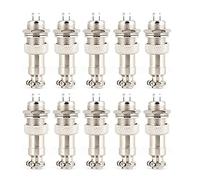 GX12-2 - Core Aviation Socket Plug Connector, Professional Signal Transmission Plug, Rugged Zinc Alloy Housing with Plating, for Instrumentation Aviation Navigation