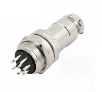GX20 8Pin 20mm Conector de metal con zócalo para enlaces eléctricos seguros en equipos que funcionan a 98% de humedad