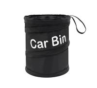 GXAHSOL Cubo Basura Coche, Portátil Plegable Contenedor de Basura Pequeño, Impermeable Universal Papelera para Viajar en Coche, Negro