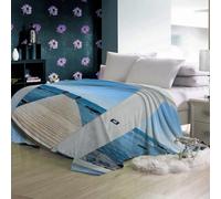 GXBDYD Mantas para Cama De Franela Invierno para Infantil Y Adulto 130X150cm Manta Polar De Felpa De Microfibra Suave para Sofá, 3D Paisaje Artístico Puente Marítimo Patrón, Cálida Y Transpirable