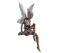 Gxdamxz Hadas Figuras, Duendes Decoracion, Estatuas Jardin Exterior con Alas, Marrón