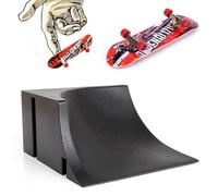 Gxdamxz Monopatín Dedo Tech Deck & Rampa Escalera, Set de Mini Tabla de Dedos Accesorios de Entrenamiento