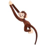 Gxdamxz Peluche Mono, Interactivo Colgante para Niños & Niñas, Marrón - 60 cm