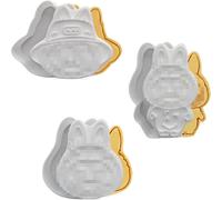 Gxdamxz Stampini per Biscotti, Forme da Taglio per Bambini, Cookie Cutter per Torte Decorative, Cottura Biscotti, Molde de Galletas, 3 Pezzi