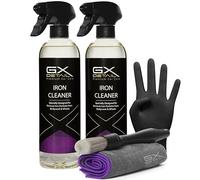 GxDetail Descontaminante Férrico para Llantas y Carrocería 1 Litro - GxDetail - Fórmula Avanzada - Limpiallantas sin Frotar - Elimina Ferodo y Grasa - Limpiador de Uso Rápido - No daña Pintura