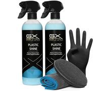 GxDetail Recuperador de Plásticos y Abrillantador Hidratador de Plástico y Neumáticos Coche y Moto 1 Litro - Recuperador de Gomas Viejas, Interior, Exterior, Ruedas.