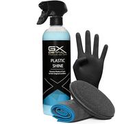 GxDetail Recuperador de Plásticos y Abrillantador Hidratador de Plástico y Neumáticos Coche y Moto 500ml. - Recuperador de Gomas Viejas, Interior, Exterior, Ruedas.