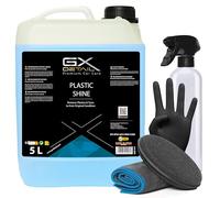 GxDetail Recuperador de Plásticos y Abrillantador Hidratador de Plástico y Neumáticos Coche y Moto 5 Litros - Recuperador de Gomas Viejas, Interior, Exterior, Ruedas.