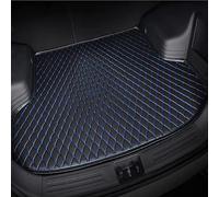 GXDFC Coche Alfombrillas Maletero Cuero para BMW 4 Series Gran Coupe F36 2013-2019, Alfombra Protectora Bandeja Forro Impermeable Antideslizante Interior Accesorios,Black+Blue