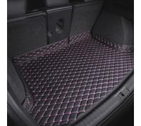 GXDFC Coche Alfombrillas Maletero Cuero para BMW 4 Series Gran Coupe F36 2013-2019, Alfombra Protectora Bandeja Forro Impermeable Antideslizante Interior Accesorios,Black+Purple Plus