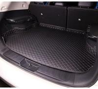 GXDFC Coche Alfombrillas Maletero Cuero para Range Rover Mk3 Vogue L322 2002-2008 2009 2010 2011 2012, Alfombra Protectora Bandeja Forro Impermeable Antideslizante Interior Accesorios,Black Plus