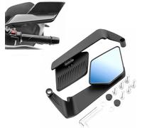 GXDFC Espejos Retrovisores de Moto para Harley Davidson Street 500 2015-2017 2018 2019 2020 2021, Espejos Laterales Ajustables Giratorios, Espejos Laterales Wind Wing Motocicleta,B