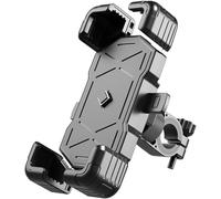 GXDFC Soporte Movil Moto para Yamaha WR250F, Rotación 360° Antivibración Suporte Telemóvel Moto Soporte Accesorios Porta Movil Moto Biciclet,Handlebar Holder-Black