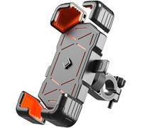 GXDFC Soporte Movil Moto para Yamaha XSR900 2022-2023 2024 2025, Rotación 360° Antivibración Suporte Telemóvel Moto Soporte Accesorios Porta Movil Moto Biciclet,Handlebar Holder-Orange