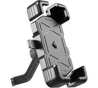 GXDFC Soporte Movil Moto para Yamaha YZF R1, Rotación 360° Antivibración Suporte Telemóvel Moto Soporte Accesorios Porta Movil Moto Biciclet,Rearview Mirror Holder-Black