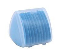 Gxdqxxd 10 Tizas Triangulares de Sastre para Costura, Fáciles de Limpiar, Accesorios de Costura para Sastrería, Manualidades Y Marcado, Azul, Individual