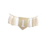 Gxdqxxd Pancarta para Silla Alta, Accesorio Fotográfico Estilo Boho, Decoración para El Primer Cumpleaños de Bebé