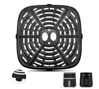 GXF Accesorios para freidora de aire Tower Vortx 4.2L Starfrit Air Fryer, 20 × 20 cm, freidora de aire de grado alimenticio, placa de parrilla, placa de parrilla de repuesto para freidora de aire