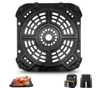 GXF Air Fryer Grillpfanne fürNinja AF180EU Air Fryer Pro XL 6-in-1, 21,6 x 20,3 cm Luftfritteusen-Zubehör, Tablett, Grillplatte, Crisperplatte, Ersatzteile, Tablett mit Gummipuffer
