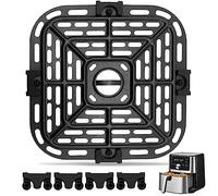 GXF Repuestos para freidora de aire para Instant Pot Vortex Plus 6 en 1 3.8L: parrilla 7.5"×7.5", placa, rejilla, bandeja, placa crujiente, accesorios alimenticios