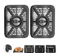 GXF Sartén para parrilla Ninja Foodi AF400EU 9.5L 6 en 1 DualZone 2 cajones, freidora de aire de repuesto, accesorios de bandeja para parrilla, apta para lavavajillas