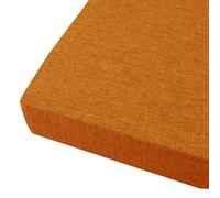 GXFWJD 10 cm Cojin for Banco Cojín Asiento De Silla Larga Interior,Lavable Antideslizante Cojín de Banco con Cremallera，Tejido de bambú cojín for sofá, jardín, césped, balcón(Orange,20x28)