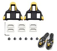 GXGM 1 Juego Calas de Bicicleta de Carretera,calas para pedales de bicicleta de carretera para calas de ciclismo compatibles con SPD SL SM-SH10 SM-SH11 SM-SH12 para bicicletas de carretera