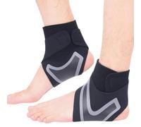 GXGM 1 Pairo Cavigliera Sportiva Per Distorsione,Material Traspirante,Regolabili, Per Fascite Plantare E Tendine D'Aquille, Unisex, Per Corsa, Calcio, Fitness, Escursionismo