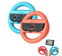 GXGM 1 Par para Mario Kart World, Utilizado para Volante Switch Game,Accesorios Switch,Regalo para Chico, Accesorios para Juegos (Naranja +Azul)