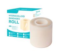 GXGM 1 Pieza de Rollo de Hidrocoloide, 5 cm * 3 m, Vendajes de Hidrocoloide Apósitos, Parches de Hidrocoloide Extragrandes Autoadhesivos, Esenciales para el Hogar