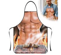GXGM 1 Pieza Delantal Cocina Hombre, Delantal Barbacoa Hombre, Delantal Sexy, Idea de Regalo para Hombres, Regalo de San Valentín