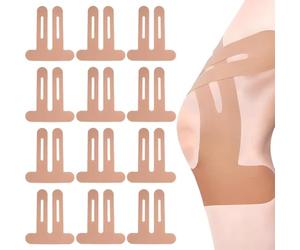 GXGM 12 Piezas Kinesiotape, Venda Elastica, Tape Vendaje Deportivo, Impermeable esparadrapo deportivo, transpirable cinta kinesiologica, Elásticas trans tape, tiras fisioterapia, 22 * 25CM