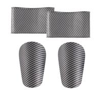 GXGM 2 Pares de Espinilleras de Fútbol Pequeñas, 1 Par de Mini Espinilleras de Fútbol+1 Par de Espinilleras de Fútbol de Silicona, Equipo de Protección para Hombres, Mujeres, Niños, Chicos, Chicas