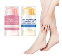 GXGM 2 Pieza Crema Hidratante y Antigrietas para Pies, Crema Urea, Talones Agrietados, Pies Secos y Agrietados