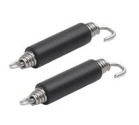 GXGM 2 Piezas Colgador de Resorte, Práctico Tubo de Escape Universal Estirar Motocicleta Duro Modificado Espesar Mini Acero Inoxidable Durable Vehículo