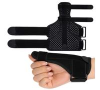 GXGM 2 Piezas de Ajustable Muñequera Pulgar,Con Soporte Inmovilizador de Velcro,Ferula Rizartrosis Pulgar - Tratamiento para Tenosinovitis, Artritis o Esguinces (Negro)