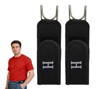 GXGM 2 Piezas de cinturón elástico sin hebilla para hombre y mujer, gancho táctico de metal ajustable con cierre, para trabajo, ocio y negocios