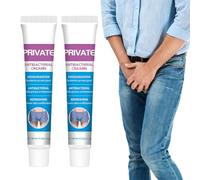 GXGM 2 piezas de crema antibacteriana íntima, crema tópica contra el picor, pomada para la limpieza de la piel y las zonas íntimas