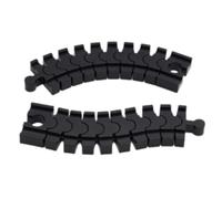 GXGM 2 Piezas Rails Du Train 14.2 * 4 * 1.2Cm,Curva De hasta 90° Flexible Conectores Rails De Vía De Hueso Adaptador De Vía De Tren De Madera Piezas De Conector, para Hacer Vías Tren Madera Juguete