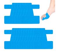 GXGM 20 piezas de faja correctora para juanetes, hallux valgus, parches de soporte y protección, muy elásticos, transpirables, vendaje de soporte (azul)