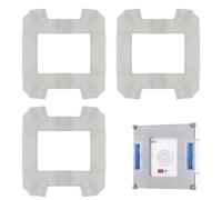 GXGM 3 Piezas de recambio de almohadillas de limpieza para Ecovacs Winbot W1/W1 Pro/W2/W2 Omni robot de limpieza de ventanas, reutilizable y lavable conjunto, accesorio para Ecovacs (26 * 25Cm)