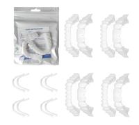 GXGM 4 Pares Dentaduras Postizas Ajustables, Dientes Postizos Temporales, Dentaduras Postizas Instantáneas, Dientes De Carillas Cosméticos,Carillas Dentales Para Hombres, Mujeres