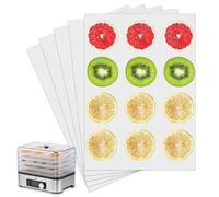 GXGM 5 piezas de silicona deshidratador hojas, cuadrado deshidratador hojas 26 * 17cm, reutilizables frutas y alimentos deshidratador esteras para fruta deshidratador para secador de Wmf (A)